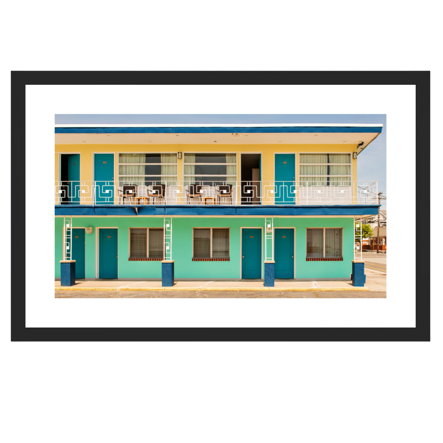 Teal & Yellow Motel